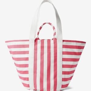 NWT Draper Jane Red Overflow Tote Bag
